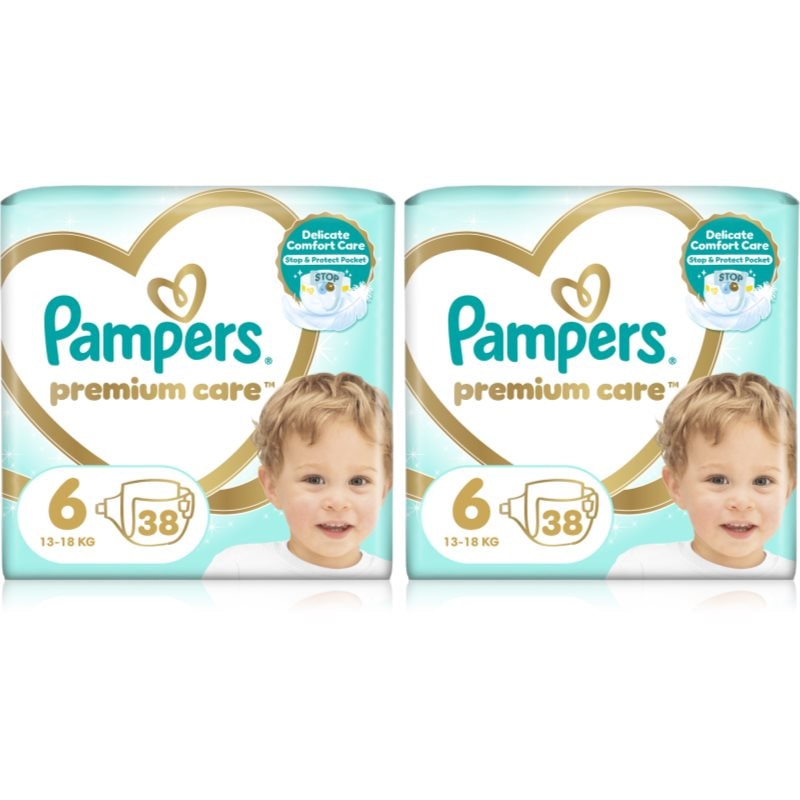 Pampers Premium Care Size 6 комплект за бебета и деца - Комплект - Сравни цени от 1 магазин с безплатна доставка