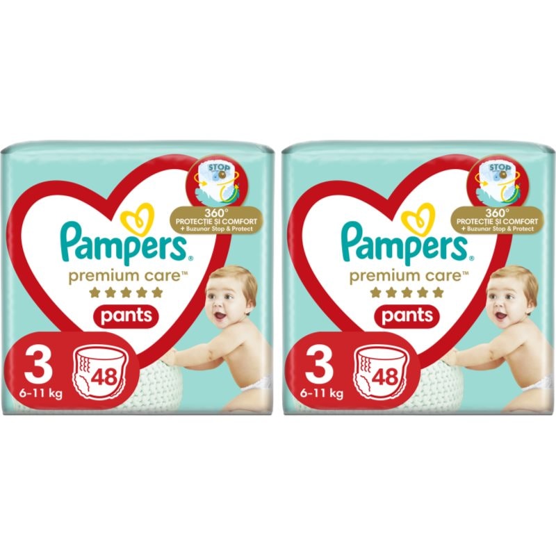 Pampers Premium Care Pants Size 3 комплект за бебета и деца - Комплект - Сравни цени от 1 магазин с безплатна доставка