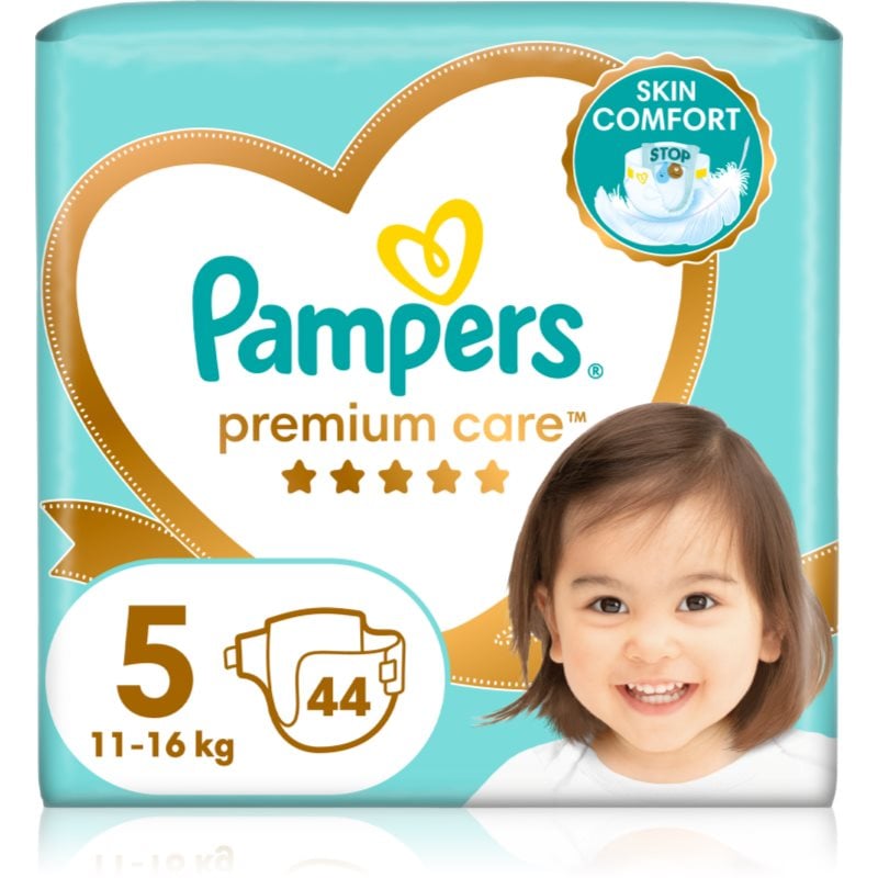 Pampers Premium Care Size 5 еднократни пелени 11-16 kg