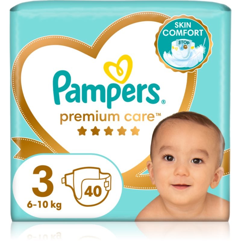Pampers Premium Care Size 3 еднократни пелени 6-10 kg 40 бр.