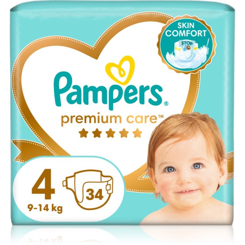 Pampers Premium Care Size 4 еднократни пелени 9-