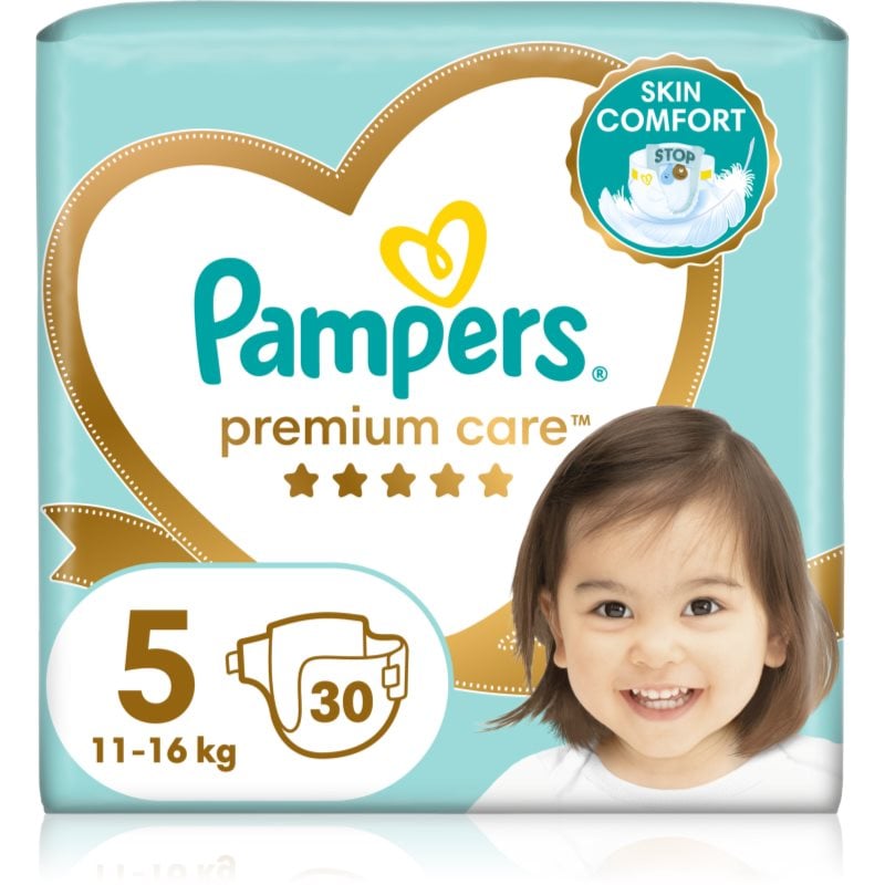 Pampers Premium Care Size 5 еднократни пелени 11-16 kg