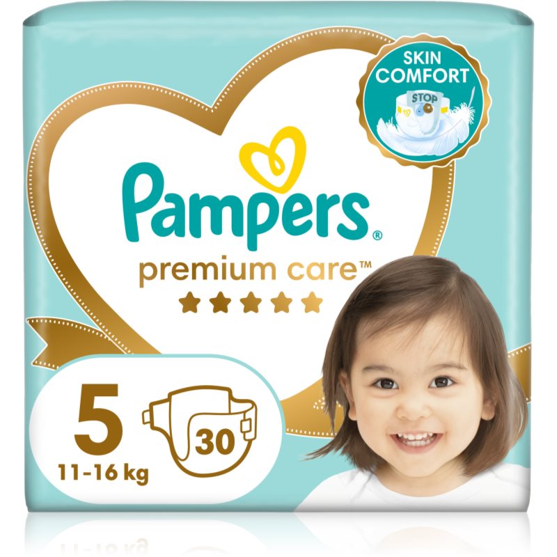 Pampers Premium Care Size 5 еднократни пелени 11-16 kg - Грижа за тяло - Сравни цени от 1 магазин с безплатна доставка