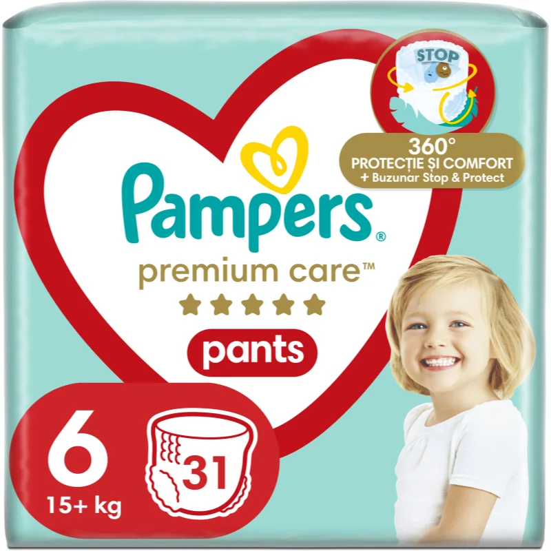 Pampers Premium Care Pants Size 6 еднократни пелени гащички 13 -