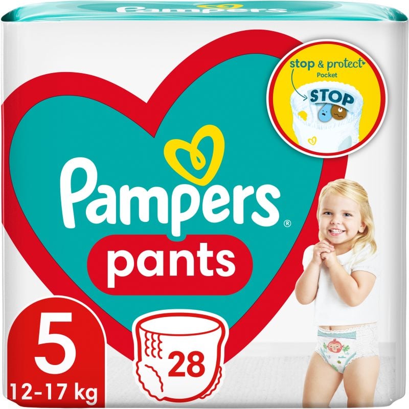 Pampers Pants Size 5 еднократни пелени гащички 11-17 kg