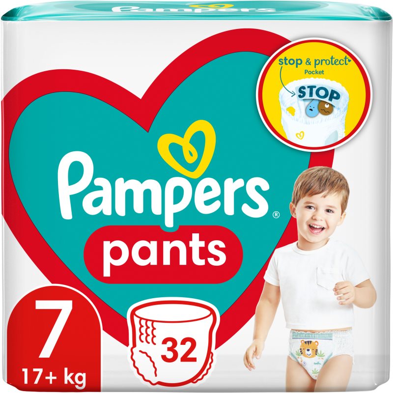 Pampers Pants Size 7 еднократни пелени гащички 17+ kg - За деца - Сравни цени от 1 магазин с безплатна доставка