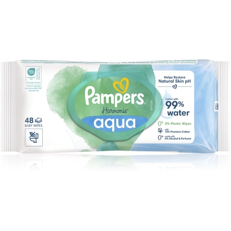 Pampers Harmonie Aqua мокри почистващи кърпички за деца - За деца - Сравни цени от 1 магазин с безплатна доставка