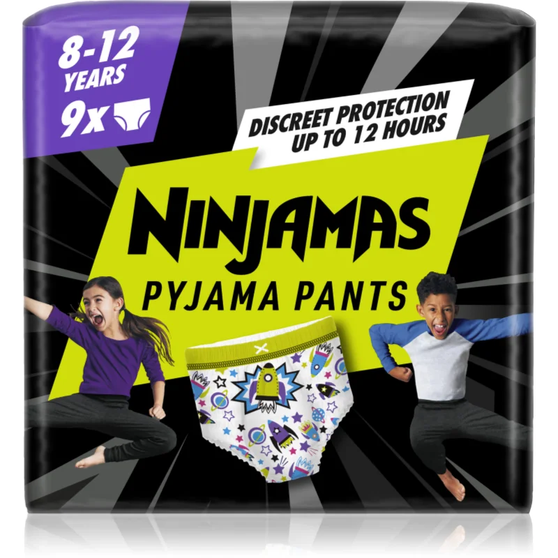 Pampers Ninjamas Pyjama Pants нощни пелени гащички 27-43 kg Spaceships - За деца - Сравни цени от 1 магазин с безплатна доставка