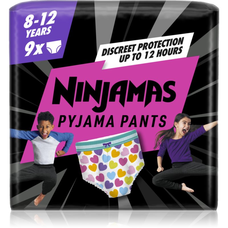 Pampers Ninjamas Pyjama Pants нощни пелени гащички 27-43 kg Hearts - За деца - Сравни цени от 1 магазин с безплатна доставка