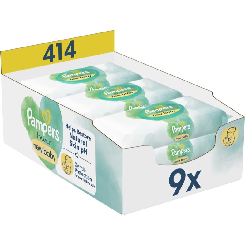 Pampers Harmonie New Baby мокри почистващи кърпички за деца - Грижа за лице - Сравни цени от 1 магазин с безплатна доставка