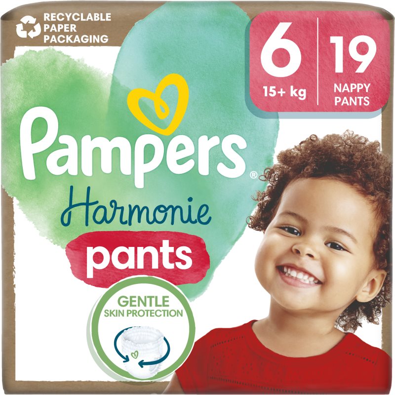 Pampers Harmonie Pants Size 6 пелени-гащички 13 - 19 kg - За деца - Сравни цени от 1 магазин с безплатна доставка