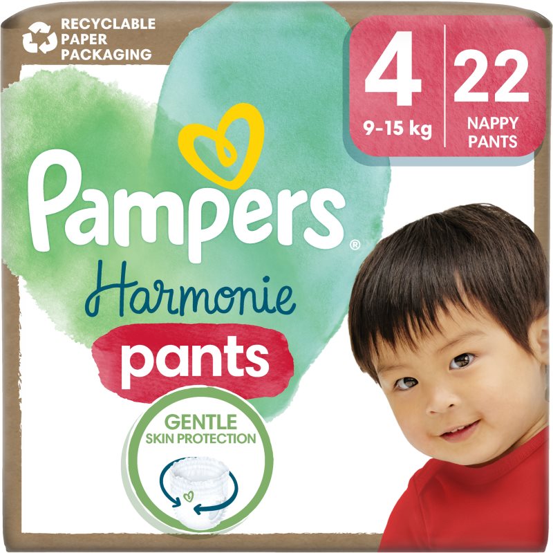 Pampers Harmonie Pants Size 4 пелени-гащички 9-15 kg - За деца - Сравни цени от 1 магазин с безплатна доставка