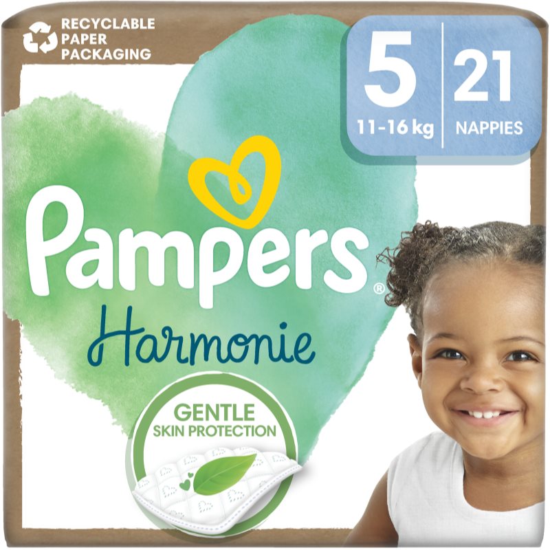 Pampers Harmonie Size 5 еднократни пелени 11-16 kg - За деца - Сравни цени от 1 магазин с безплатна доставка