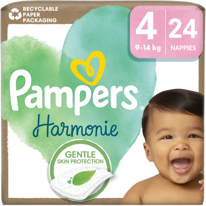 Pampers Harmonie Size 4 еднократни пелени 9-14 kg - За деца - Сравни цени от 1 магазин с безплатна доставка