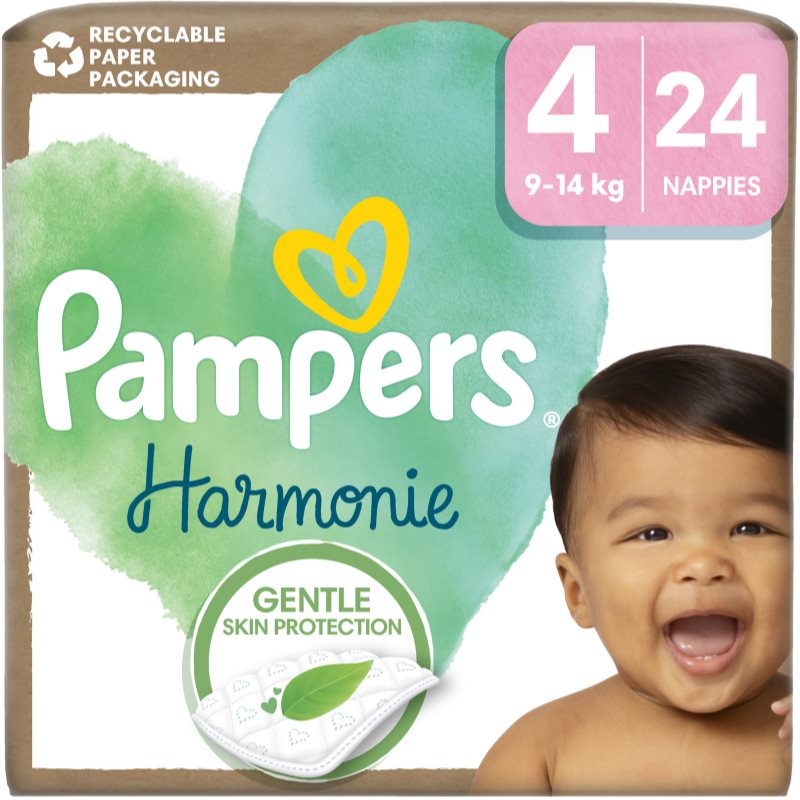 Pampers Harmonie Size 4 еднократни пелени 9-14 kg - За деца - Сравни цени от 1 магазин с безплатна доставка