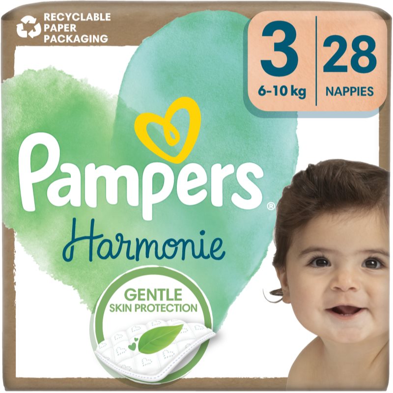 Pampers Harmonie Size 3 еднократни пелени 6-10 kg - За деца - Сравни цени от 1 магазин с безплатна доставка