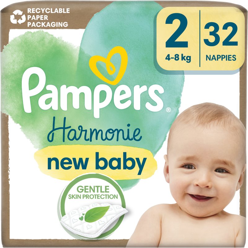 Pampers Harmonie Size 2 еднократни пелени 4-8 kg - За деца - Сравни цени от 1 магазин с безплатна доставка