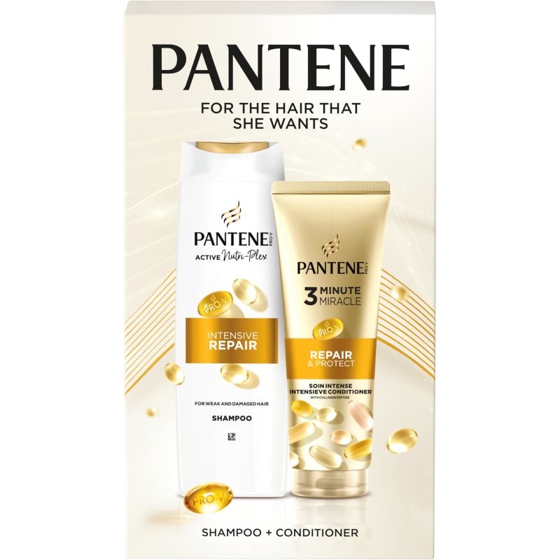 Pantene Pantene Intensive Repair Hair Set подаръчен комплект за увредена коса - Унисекс парфюм - Сравни цени от 1 магазин с безплатна доставка