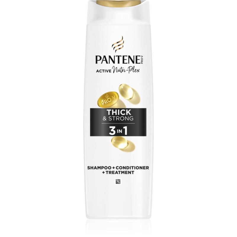 Pantene Pantene Pro-V Active Nutri Plex Thick & Strong шампоан за слаба и увредена коса 3 в 1 - Унисекс парфюм 325мл - Сравни цени от 1 магазин с безплатна доставка