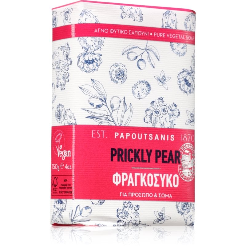 PAPOUTSANIS Prickly Pear твърд сапун