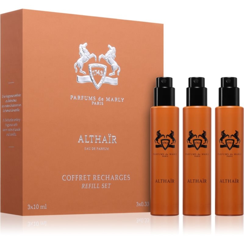 Parfums De Marly Althaïr Refill Set комплект за пътуване за мъже - Комплект - Сравни цени от 1 магазин с безплатна доставка