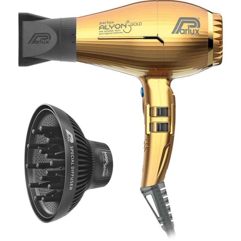 Parlux Parlux Alyon + Magic Sense професионален сешоар за коса с йонизатор + дифузер Gold - Унисекс парфюм - Сравни цени от 1 магазин с безплатна доставка