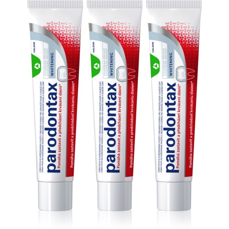 Parodontax Whitening избелваща паста за зъби срещу кървене на венците 3x