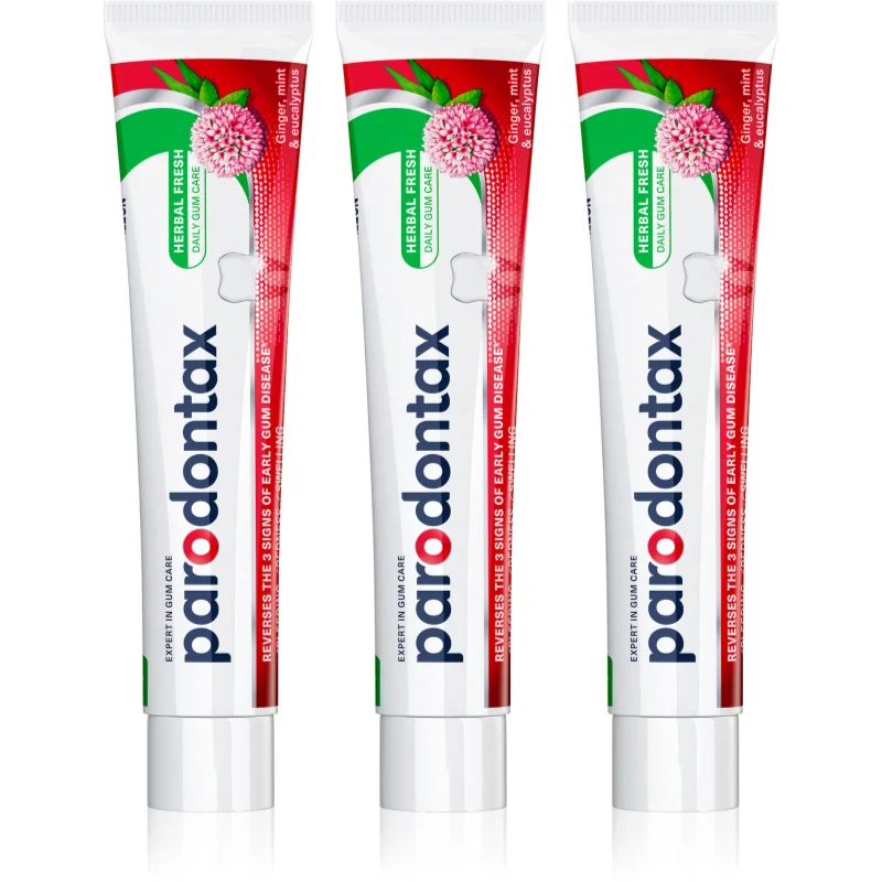 Parodontax Herbal Fresh паста за зъби против кървене на венци 3x