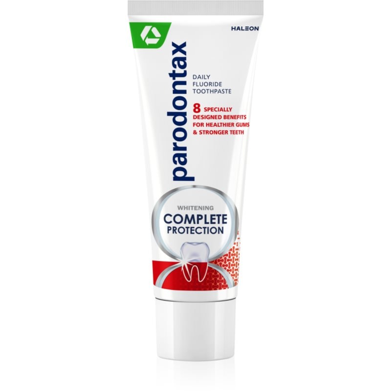 Parodontax Parodontax Complete Protection Whitening избелваща паста за зъби с флуорид - Унисекс парфюм 75мл - Сравни цени от 1 магазин с безплатна доставка
