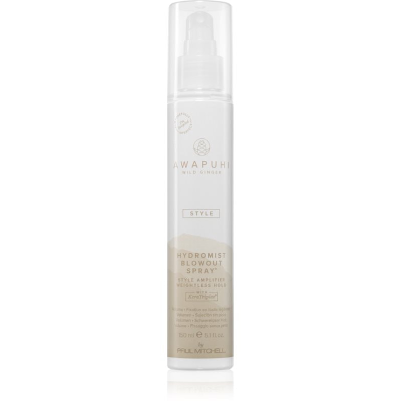 Paul Mitchell Awapuhi Wild Ginger HydroMist Blowout Spray спрей за фиксация за съвършен обем - Грижа за коса - Сравни цени от 1 магазин с безплатна доставка