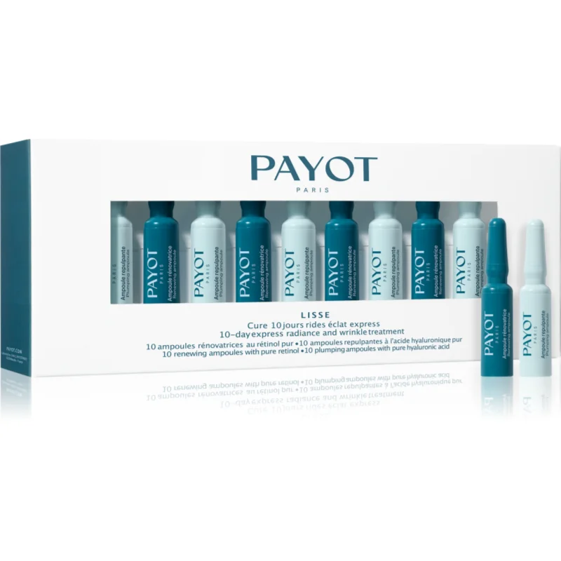 Payot Lisse Cure 10 Jours Rides Éclat Express 10-дневна грижа против бръчки с хиалуронова киселина и ретинол за жени 20x - Грижа за лице - Сравни цени от 1 магазин с безплатна доставка