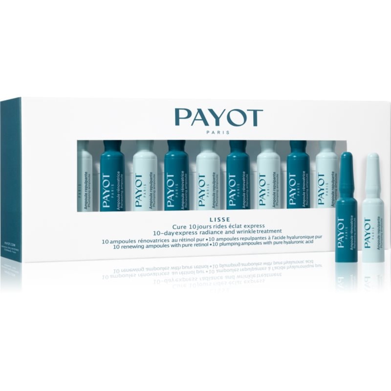 Payot Lisse Cure 10 Jours Rides Éclat Express 10-дневна грижа против бръчки с хиалуронова киселина и ретинол за жени 20x - Грижа за лице - Сравни цени от 1 магазин с безплатна доставка