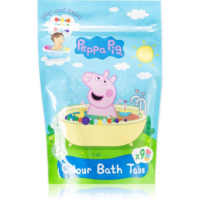 Peppa Pig Colour Bath Tabs цветни разтворими таблети за вана