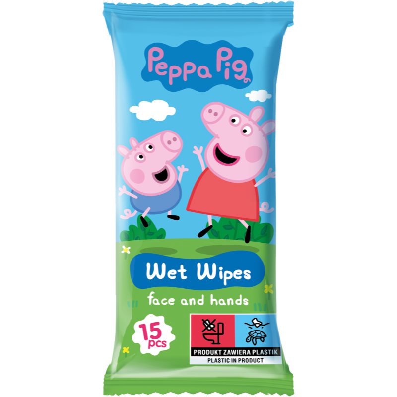 Peppa Pig Peppa Pig Wet Wipes мокри почистващи кърпички за деца - Унисекс парфюм 15мл - Сравни цени от 1 магазин с безплатна доставка
