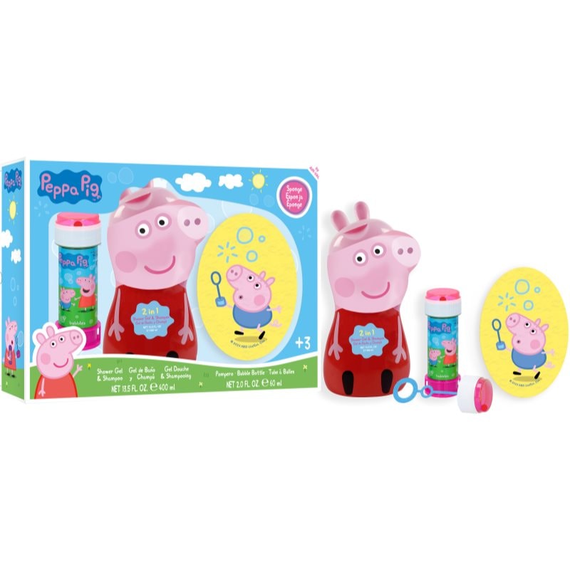 Peppa Pig Body and Hair подаръчен комплект за вана за деца 3+ - За деца - Сравни цени от 1 магазин с безплатна доставка