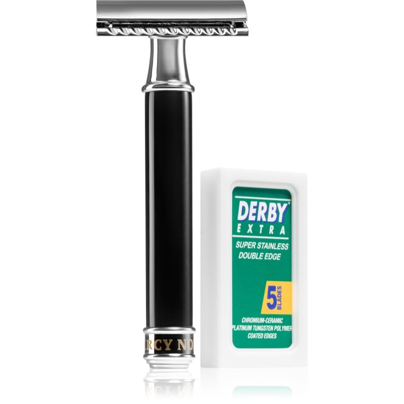 Percy Nobleman Safety Razor традиционна самобръсначка + резервни ножчета - Електроуред - Сравни цени от 1 магазин с безплатна доставка