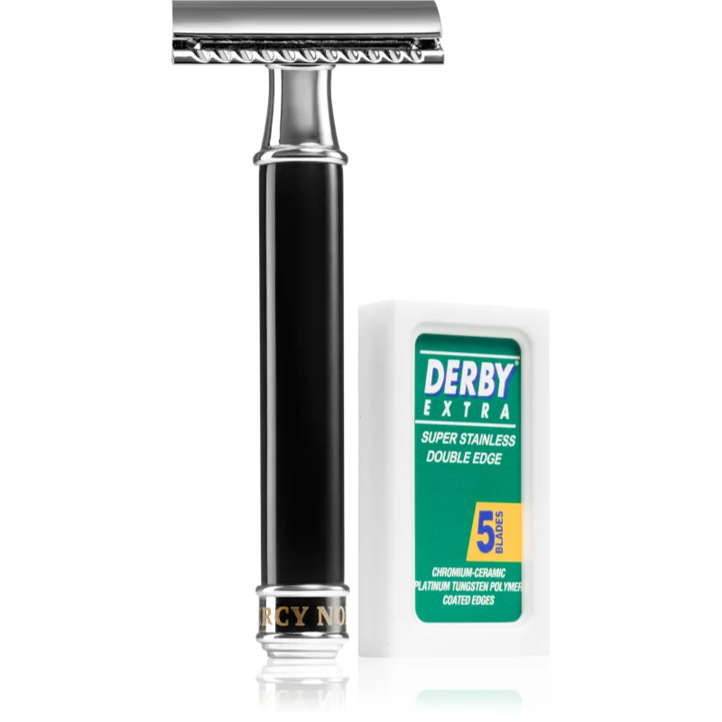 Percy Nobleman Safety Razor традиционна самобръсначка + резервни ножчета - Електроуред - Сравни цени от 1 магазин с безплатна доставка