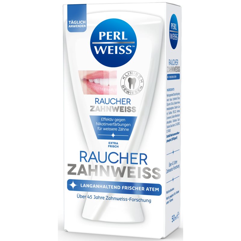 Perl Weiss Perl Weiss Bleaching Toothpaste for Smokers избелваща паста за зъби за пушачи - Унисекс парфюм 50мл - Сравни цени от 1 магазин с безплатна доставка