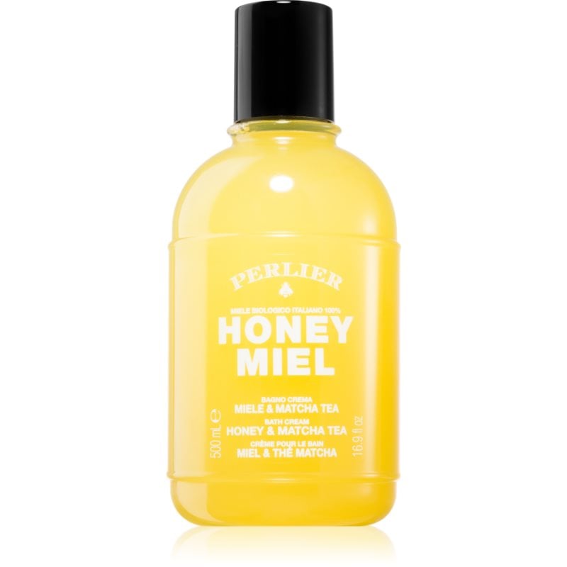 Perlier Honey Miel Honey & Matcha Tea крем за душ и вана
