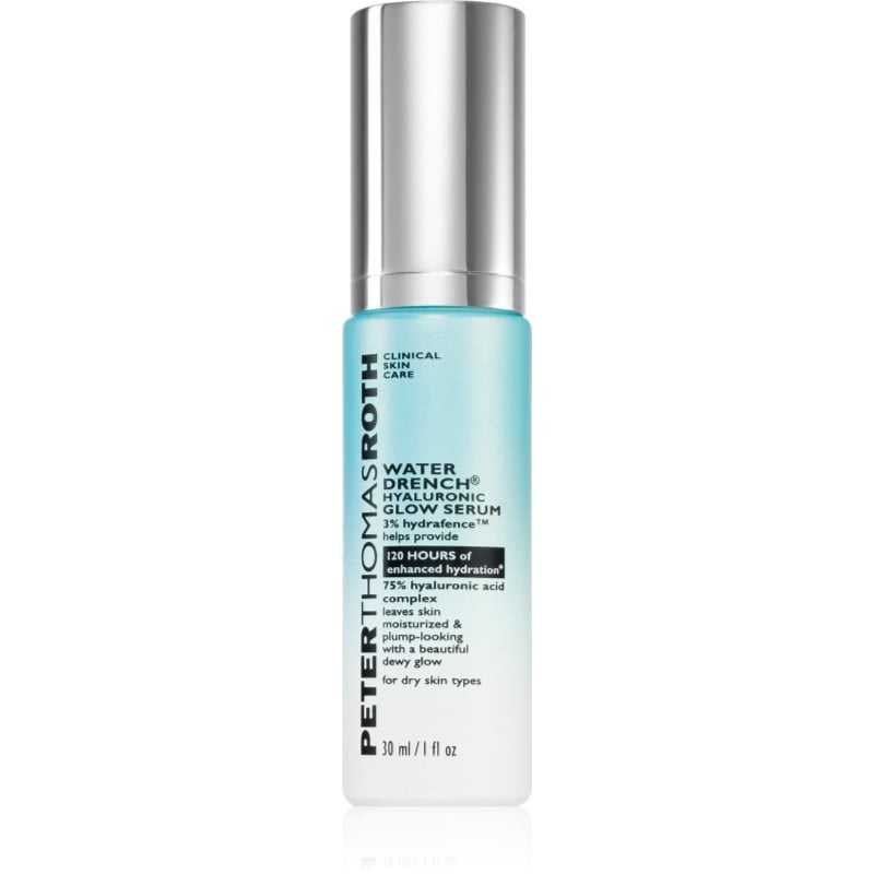 Peter Thomas Roth Water Drench Hyaluronic Glow Serum хиалуронов серум за озаряване на лицето