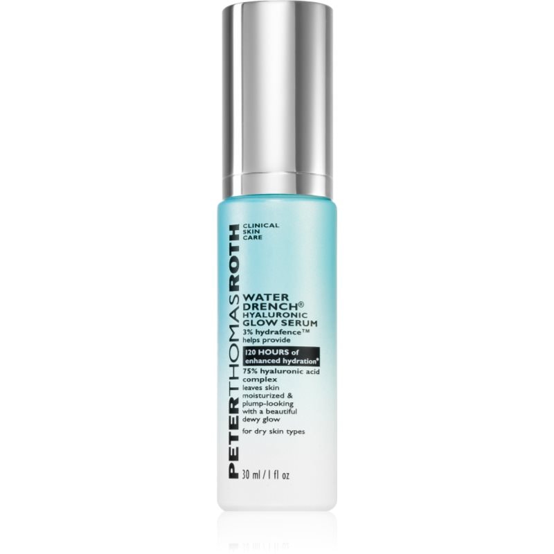 Peter Thomas Roth Water Drench Hyaluronic Glow Serum хиалуронов серум за озаряване на лицето - Грижа за лице - Сравни цени от 1 магазин с безплатна доставка
