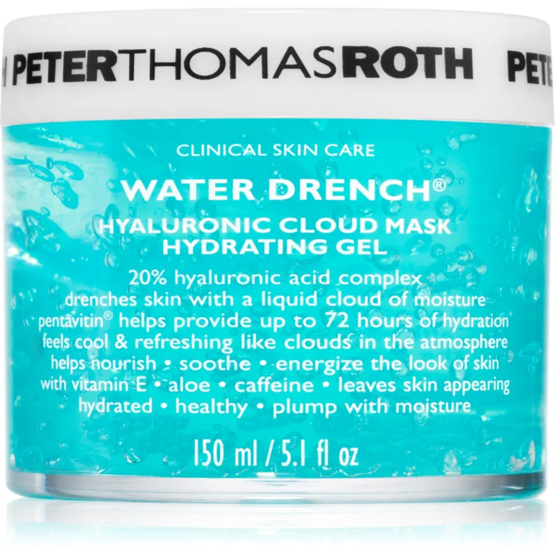 Peter Thomas Roth Water Drench Hyaluronic Cloud Mask Hydrating Gel хидратираща гел маска с хиалуронова киселина