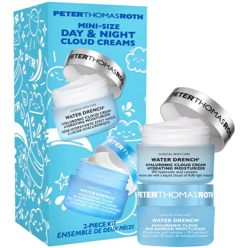 Peter Thomas Roth Peter Thomas Roth Water Drench Mini Day & Night Cloud Creams подаръчен комплект за интензивна хидратация - Унисекс парфюм - Сравни цени от 1 магазин с безплатна доставка