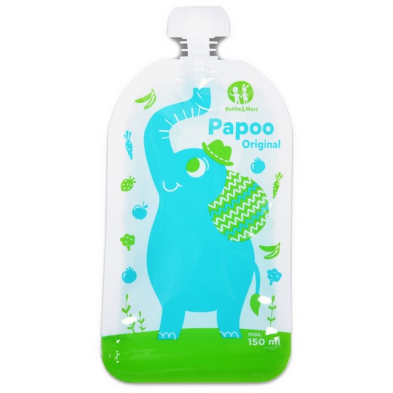 Petite & Mars Papoo детски храни в пауч опаковка Elephant 6x - За деца - Сравни цени от 1 магазин с безплатна доставка