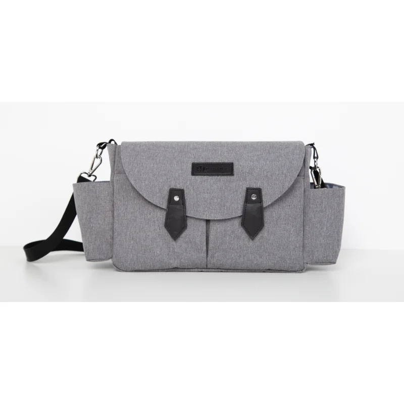 Petite & Mars Sara Grey Black чанта за смяна на пелените 40 x 23 x 10 cm
