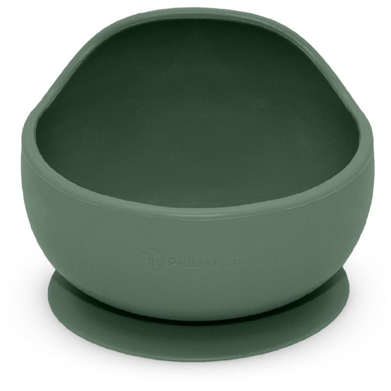 Petite & Mars Take & Match Silicone Bowl купичка с вендуза Misty Green 6 m+