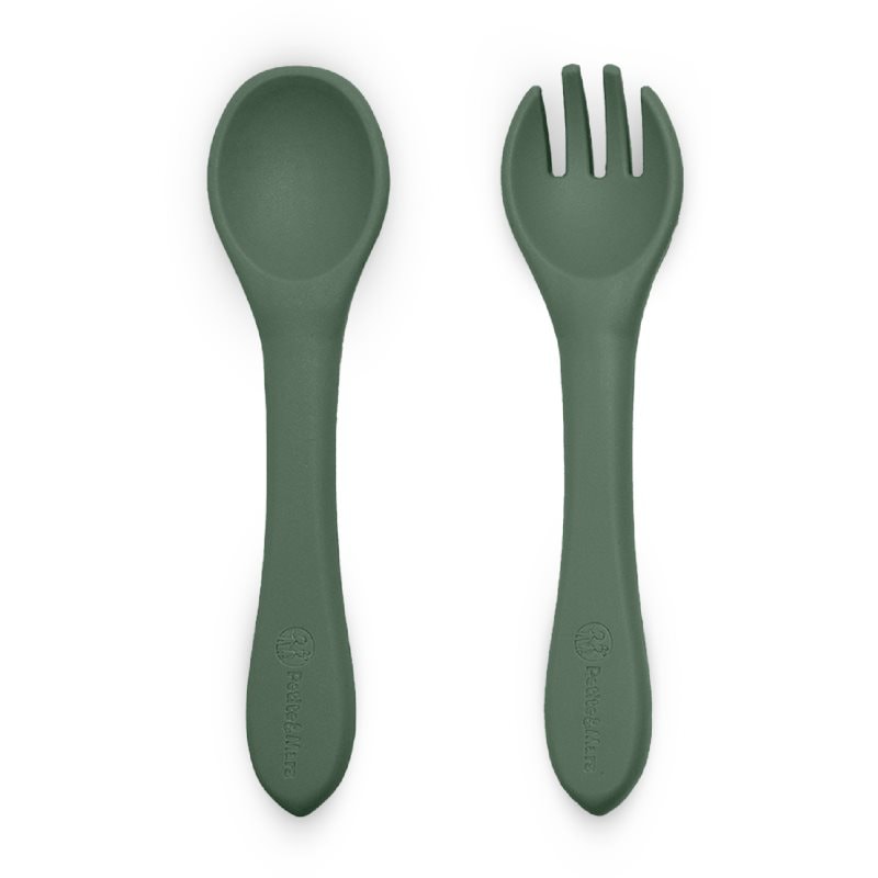 Petite & Mars Take & Match Silicone Cutlery прир Misty Green 6 m+ - Грижа за тяло - Сравни цени от 1 магазин с безплатна доставка