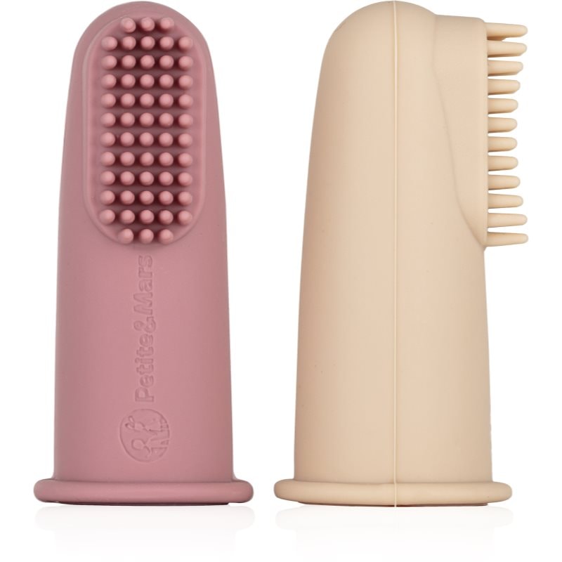 Petite & Mars Petite & Mars Take & Match 0m+ детска четка за зъби за върху пръст с калъфка Rose & Sand - Унисекс парфюм 2мл - Сравни цени от 1 магазин с безплатна доставка