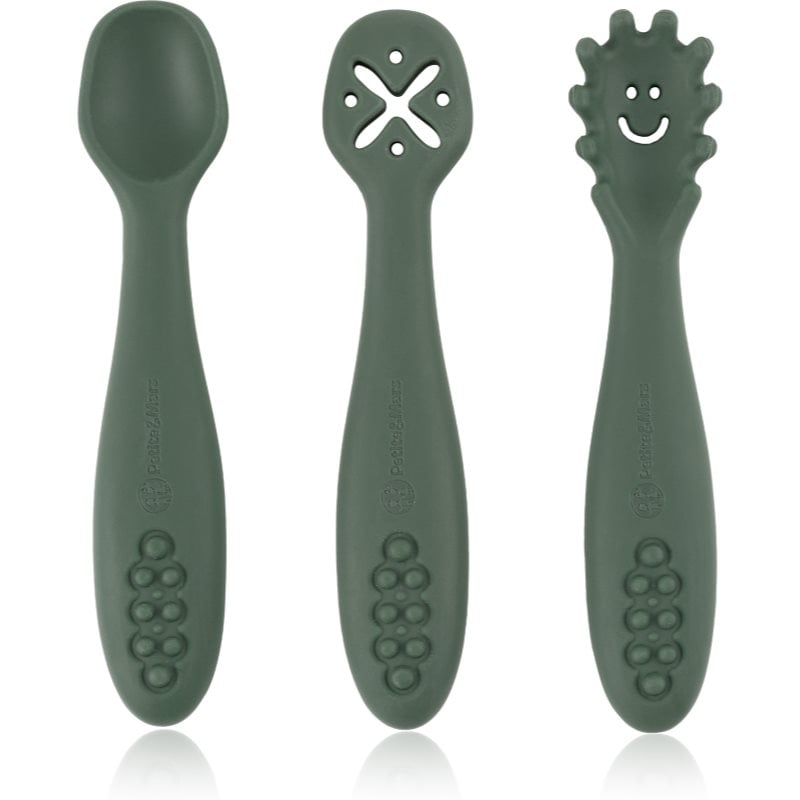 Petite & Mars Take & Match 6m+ лъжичка за деца Misty Green