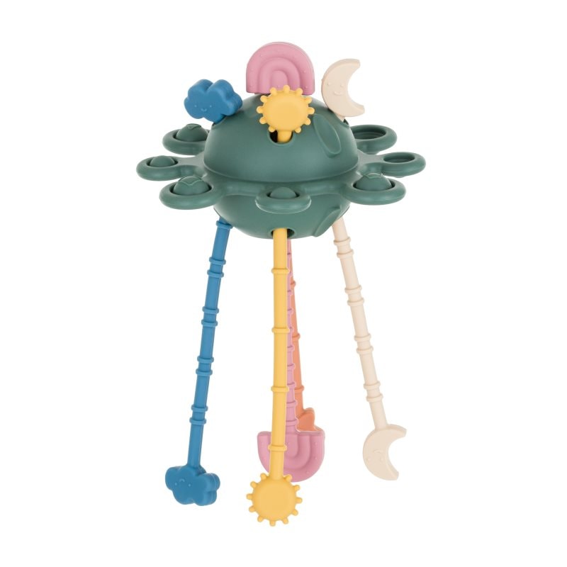 Petite & Mars Crazy planet играчка за подреждане 6 m+ Misty Green - За деца - Сравни цени от 1 магазин с безплатна доставка